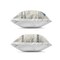 Stupell Industries Blue Heron Palm Pair 2 Piece Outdoor Printed Pillow Set, design by Kim Allen, 18 x 7 x 18